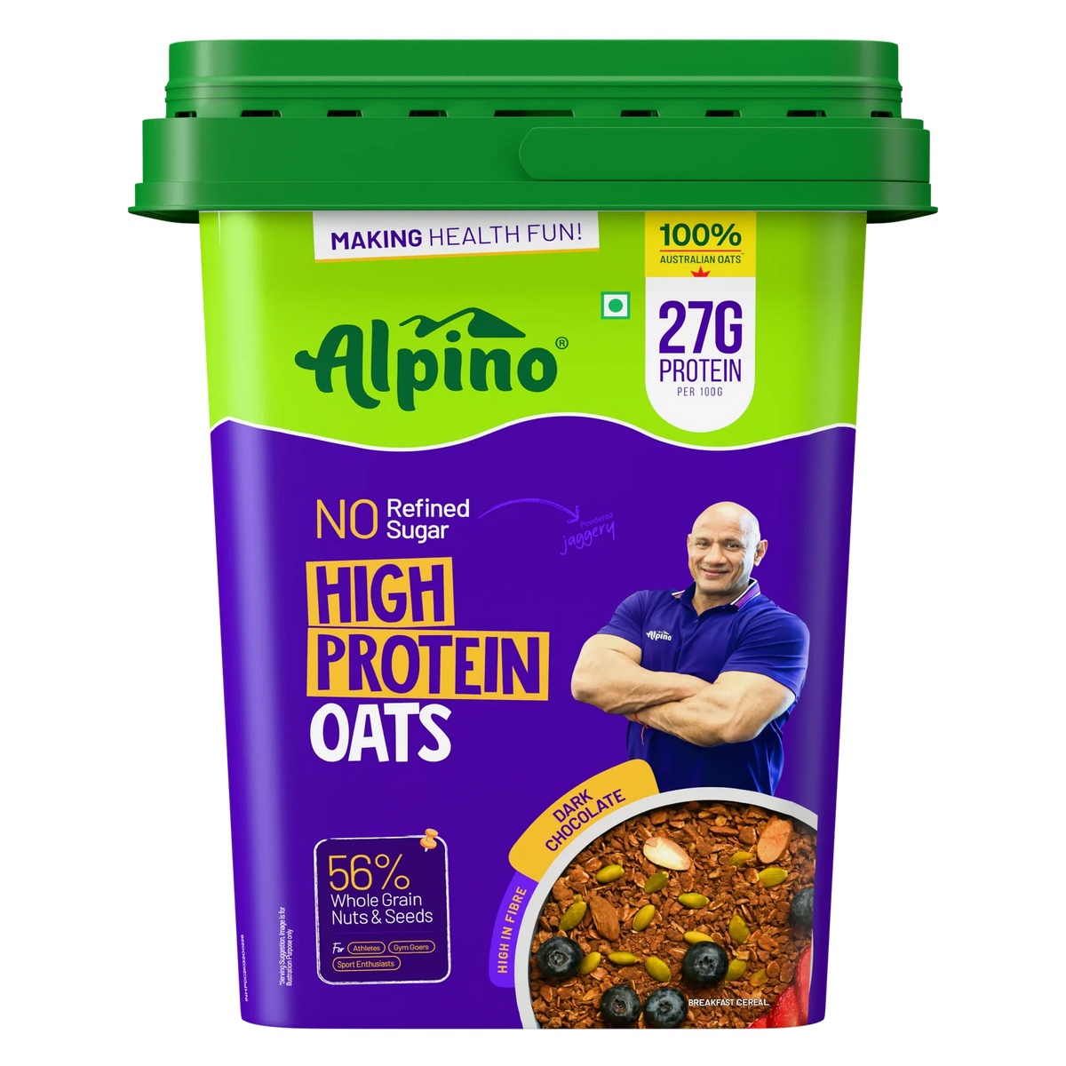 Alpino High Protein Oats Dark Chocolate 2Kg