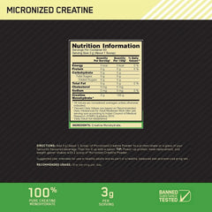Optimum Nutrition (ON) Micronized Creatine Powder - 250g