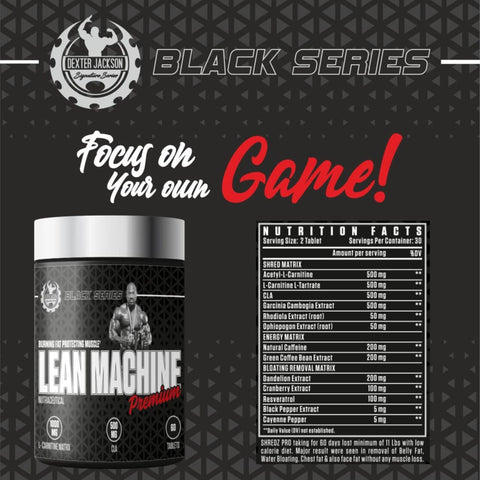 Dexter Jackson Black Series Lean Machine 60 Tablets