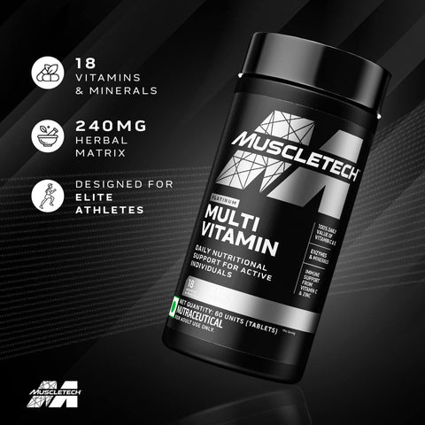Muscletech Platinum Multivitamin 60 Tabs