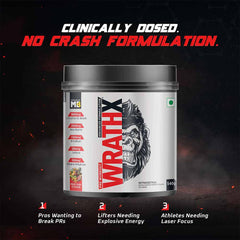 MuscleBlaze Pre Workout WrathX 540G