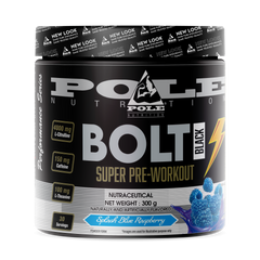 POLE Nutrition BOLT BLACK – Super Pre-Workout | 4000 mg L-Citrulline + 150 mg Caffeine