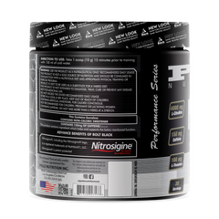 POLE Nutrition BOLT BLACK – Super Pre-Workout | 4000 mg L-Citrulline + 150 mg Caffeine