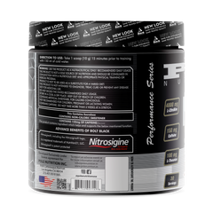 POLE Nutrition BOLT BLACK – Super Pre-Workout | 4000 mg L-Citrulline + 150 mg Caffeine