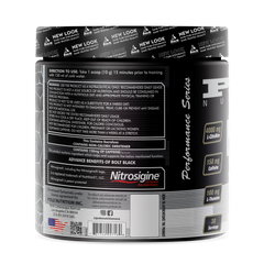 POLE Nutrition BOLT BLACK – Super Pre-Workout | 4000 mg L-Citrulline + 150 mg Caffeine