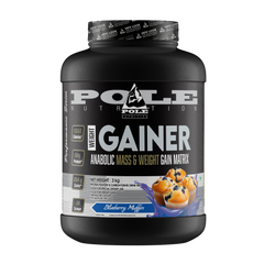 Pole Nutrition Weight Gainer – Anabolic Mass & Weight Gain Matrix- 3Kg (6.61Lbs), 36 Servings