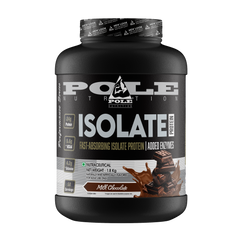 Pole Nutrition Isolate Protein – 1.8 kg | 58 Servings | 24g Protein | Added Enzymes & Probiotics
