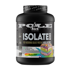 Pole Nutrition Isolate Protein – 1.8 kg | 58 Servings | 24g Protein | Added Enzymes & Probiotics